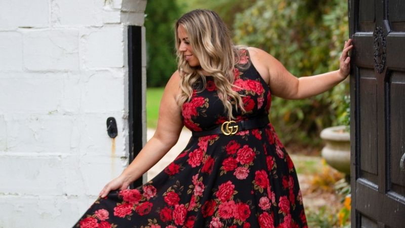 Apple shaped clearance dress